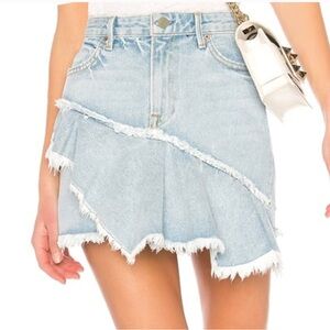 GRLFRND Ruffle mini skirt size 24‎